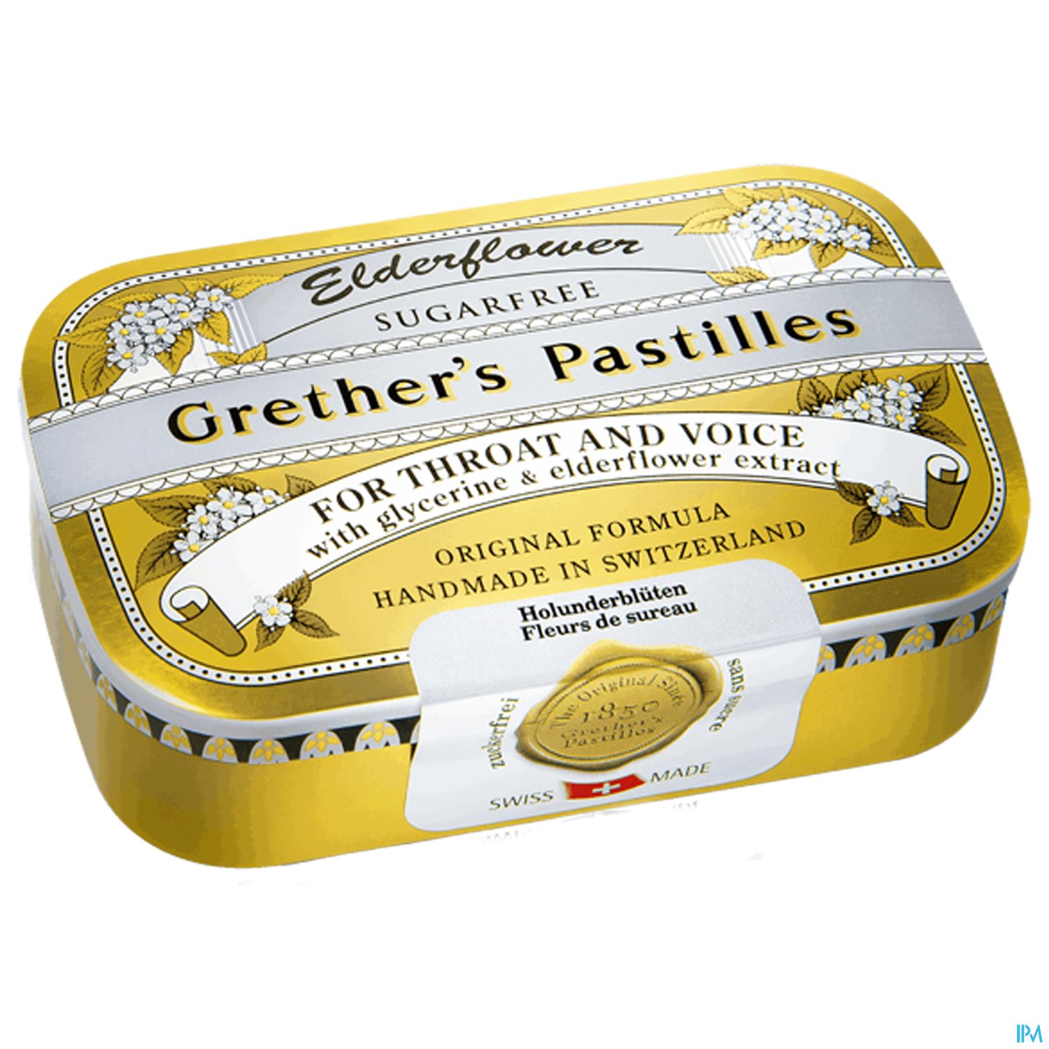 Grether's Pastilles Elderflower Zuckerfrei 110g