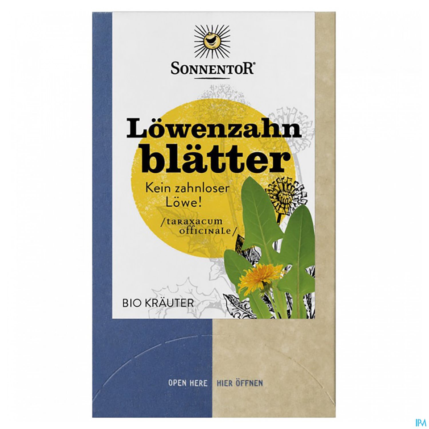 Sonnentor Kraeutertee/doppelkammer Loewenzahnblaetter 02641 18st