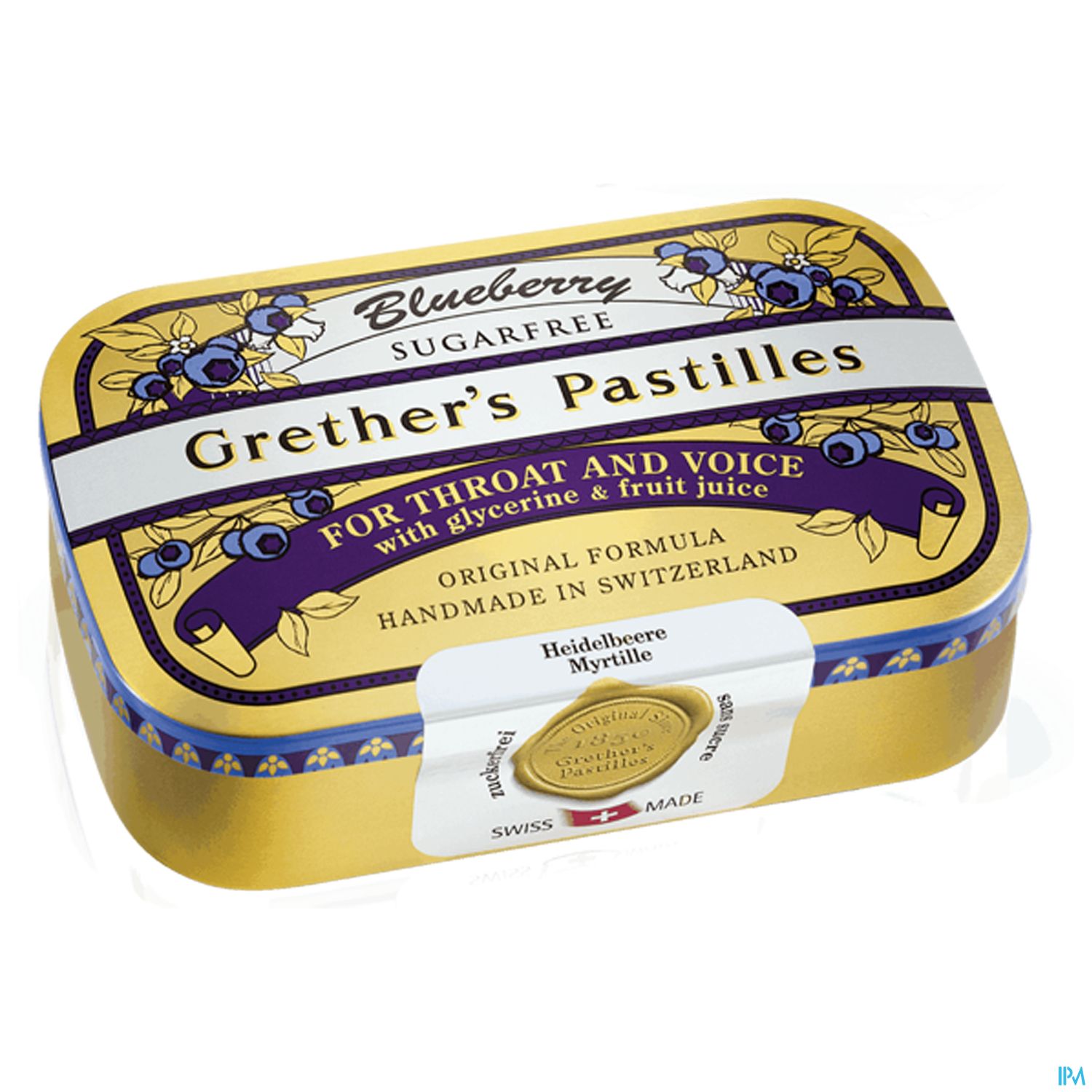 Grether's Pastilles Blueberry Zuckerfrei 110g