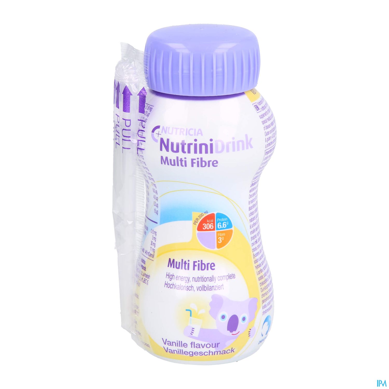 Nutrini/drink Flasche Multifibre 200ml Vanille 1st