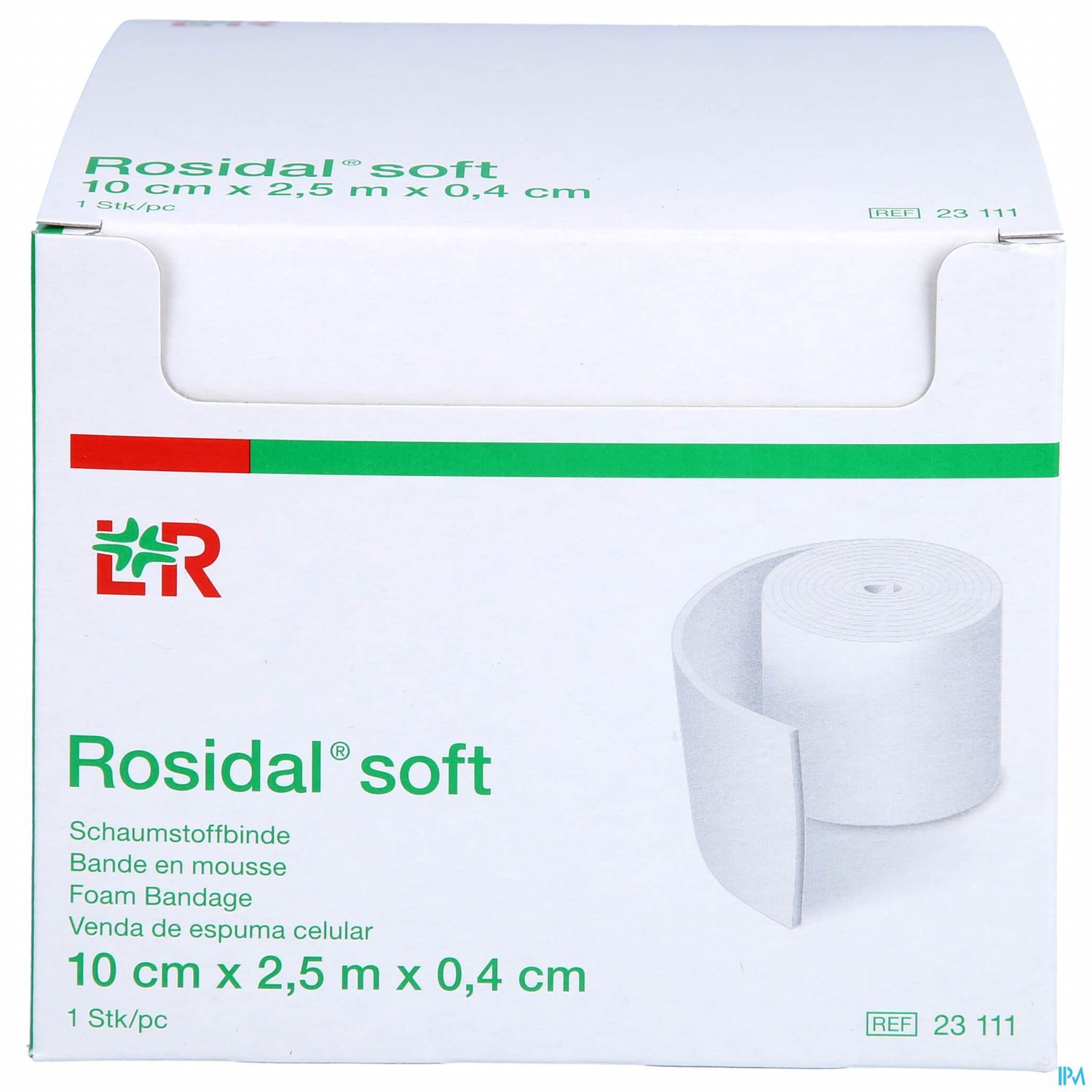 Rosidal Soft Schaumstoffbinde 2,5mx 10cmx 0,4cm 1st