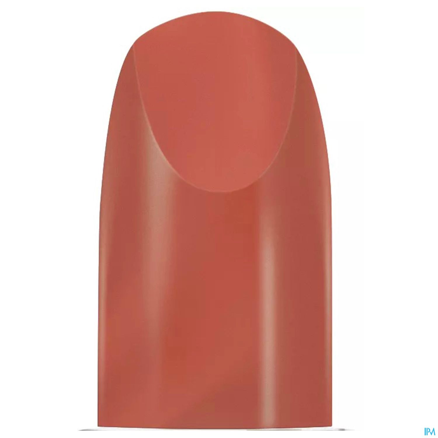 Einfarbiger Nagellack in einem warmen, rotsandigen Farbton.