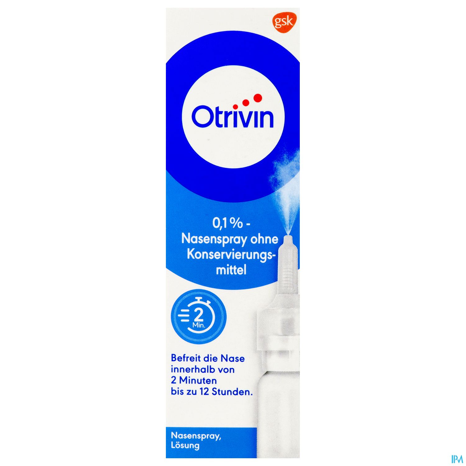 Otrivin 0,1% - Nasenspray ohne Konservierungsmittel