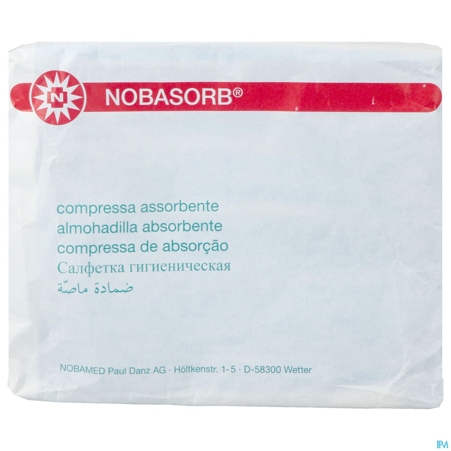 Nobasorb Wundkompresse/unsteril 20x20cm 25st