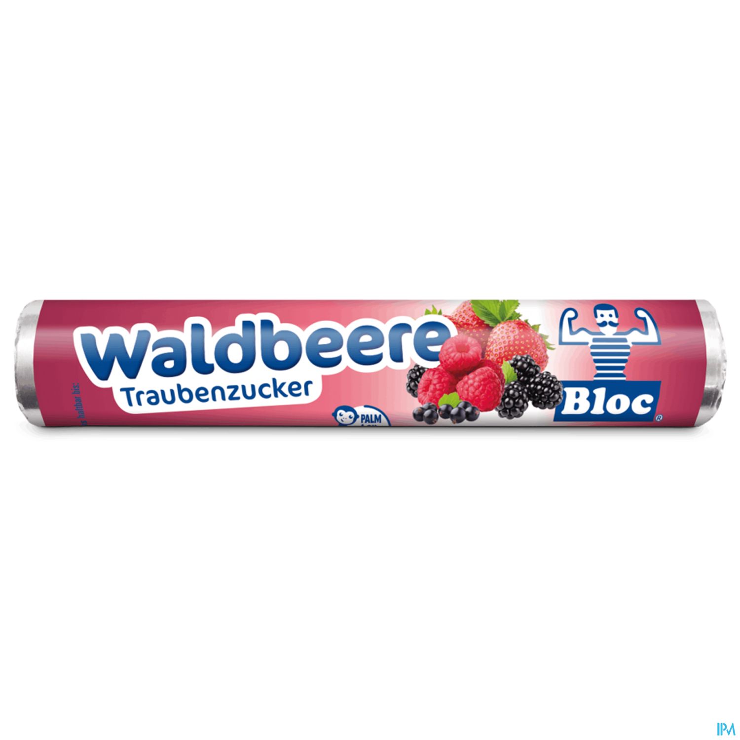 Bloc Traubenzucker Rollen Waldbeere 42g