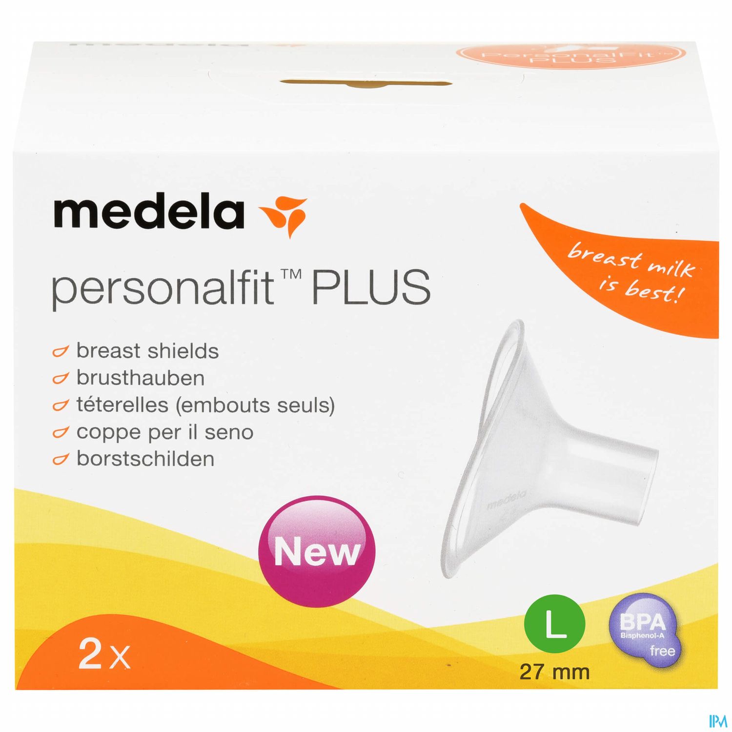 Medela Symphony/brusthaube Personalfit+ Gr.l 27mm 1st