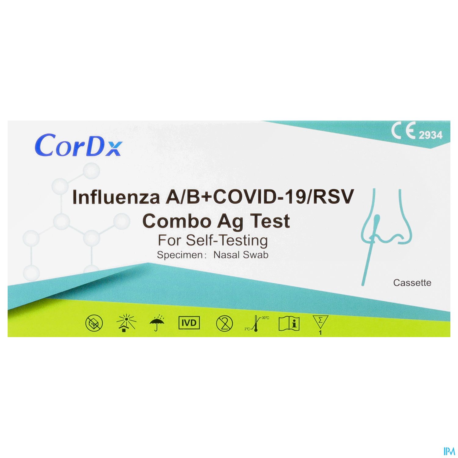 Diagnostika U.zubehoer Cordx Rsv+flu A/b+covid Ag Einzeltest Zur Selbstanwendung 40023 1st