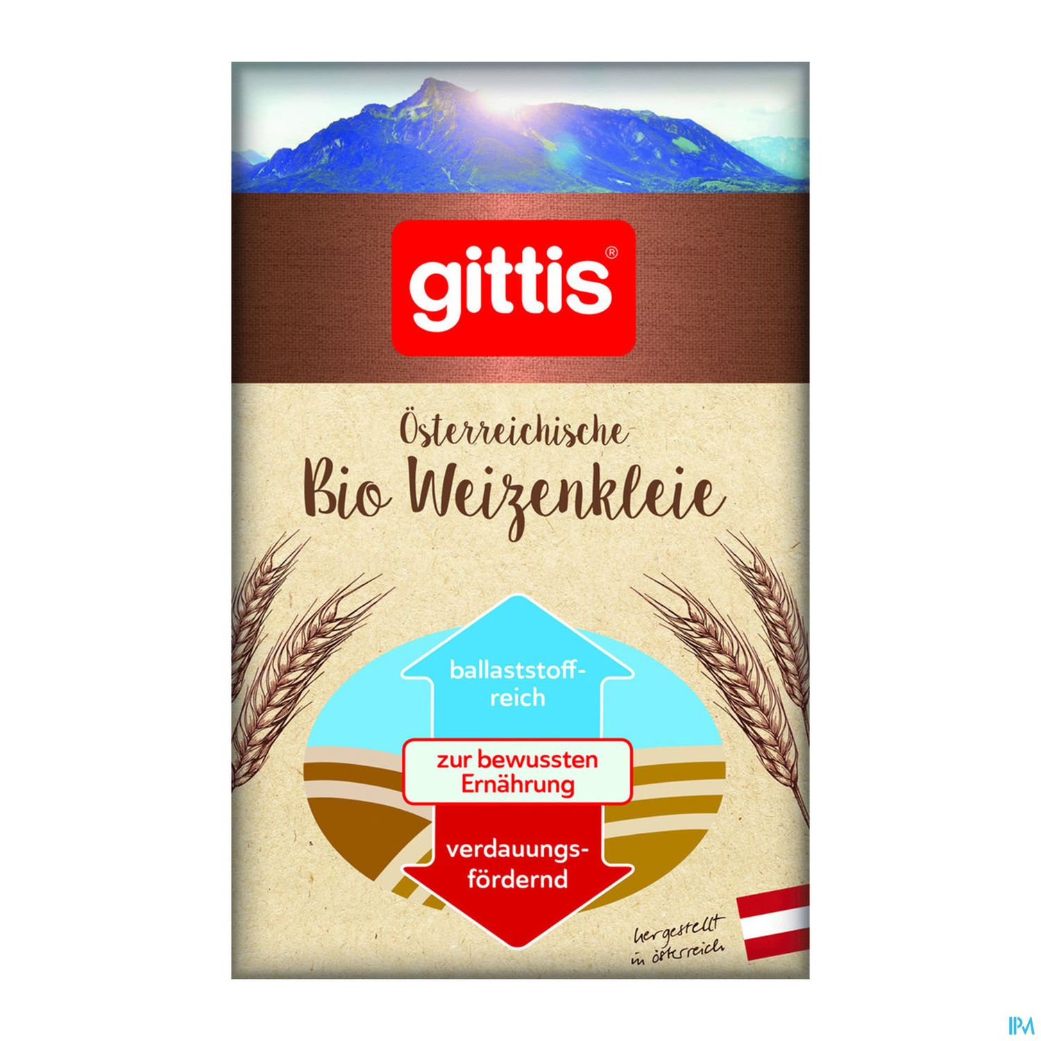 Gittis Kleieprodukte Bio Weizenkleie 250g