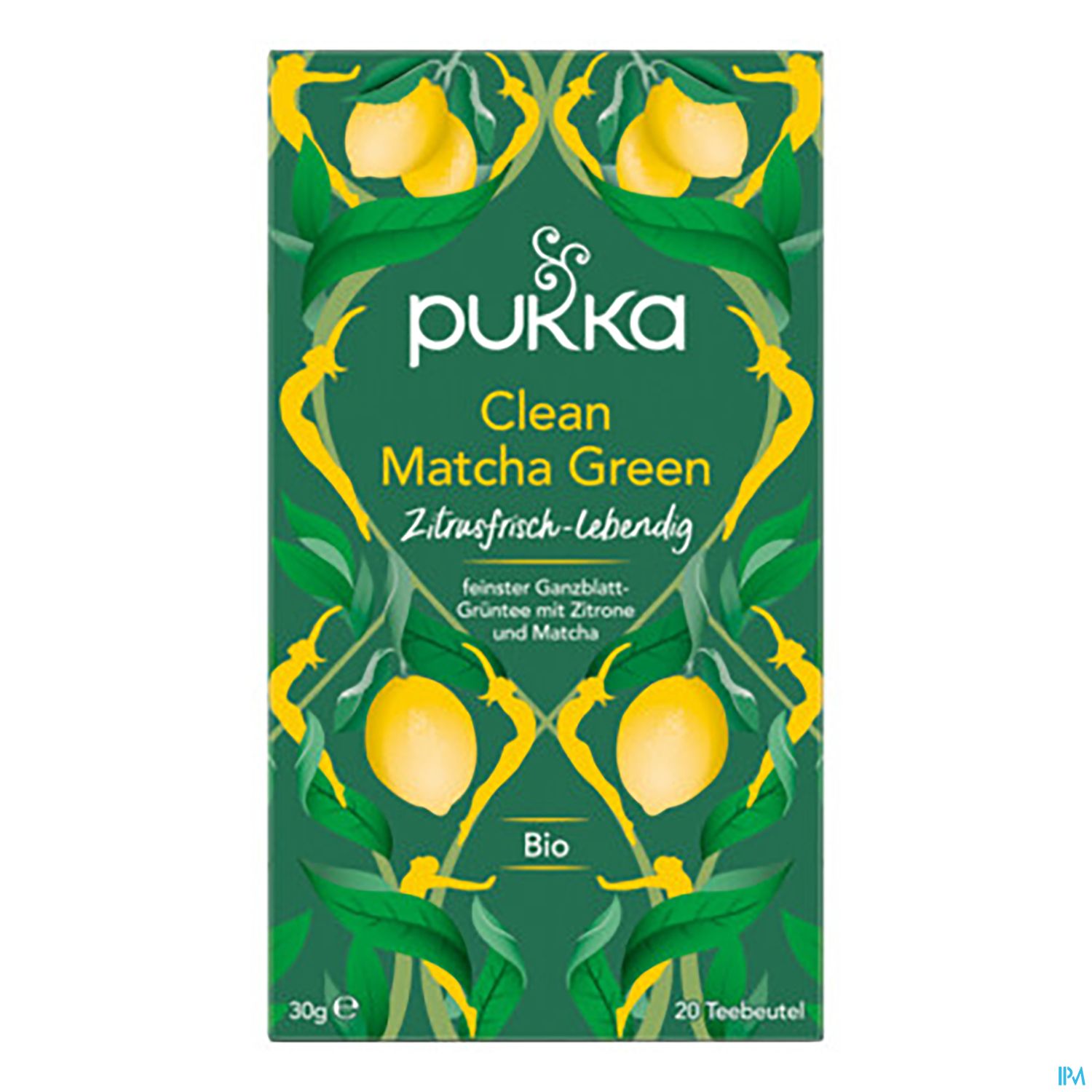 Bio Pukka Clean Matcha Green 20 Filterbeutel