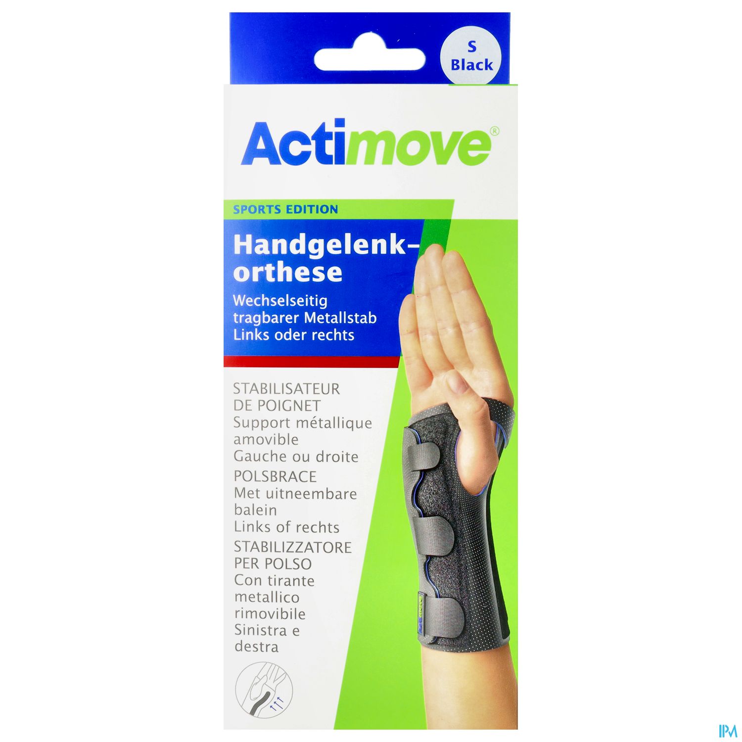 Actimove Sport Handgelenkorthese Gr S 13-16cm 75729 1st