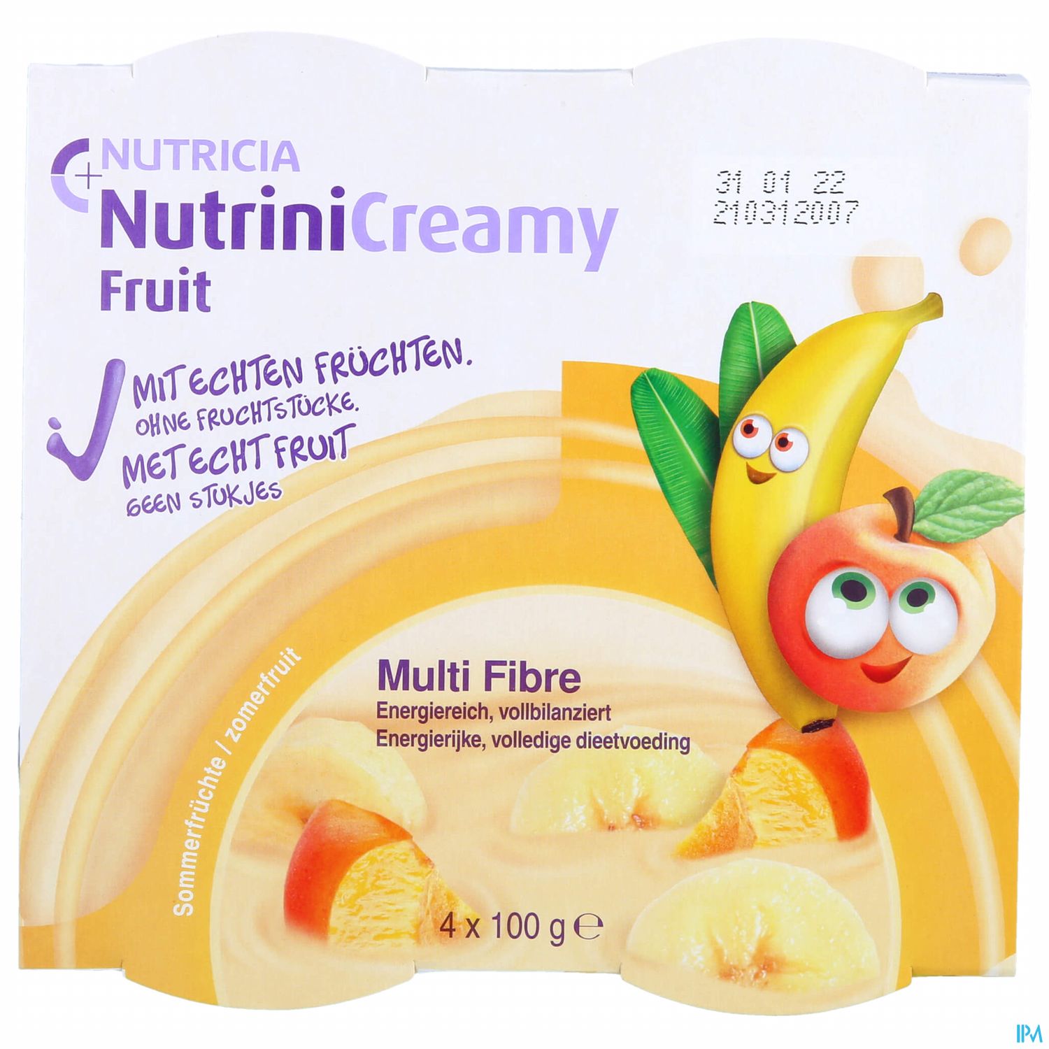 NUTRINI CREAMY FRUIT SOMMER 48ST