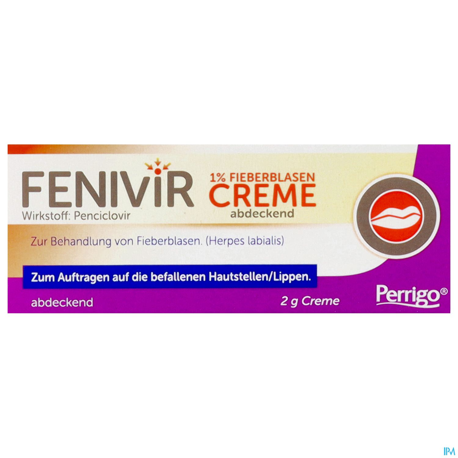 Fenivir 1% - Fieberblasencreme, abdeckend