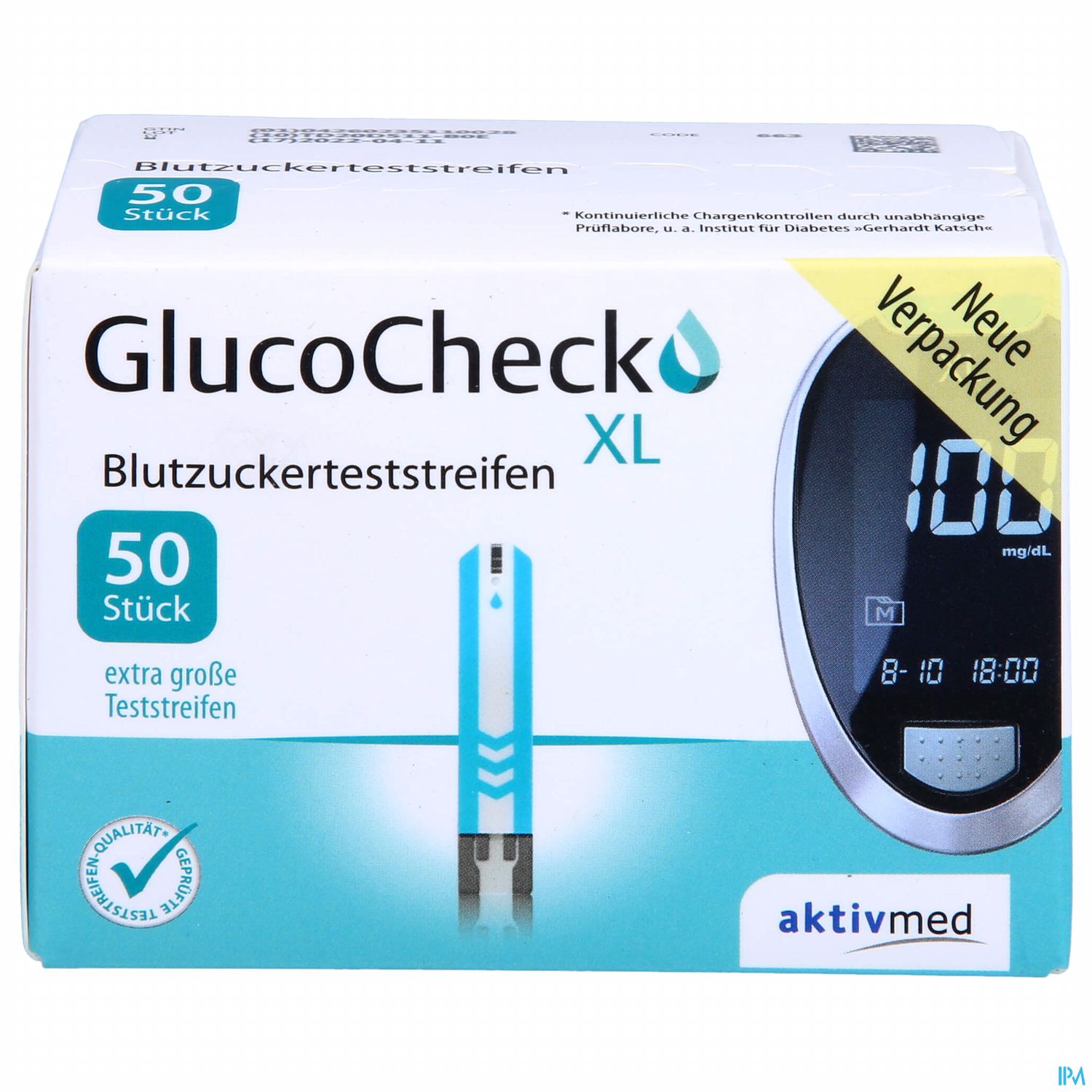 Diagnostika U.zubehoer Gluco Check Xl Teststreifen C2 75 50st