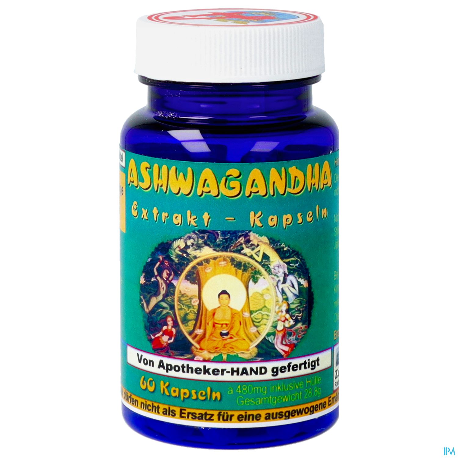 Ashwaganda Extrakt Kapseln Withania Somnifera 60st