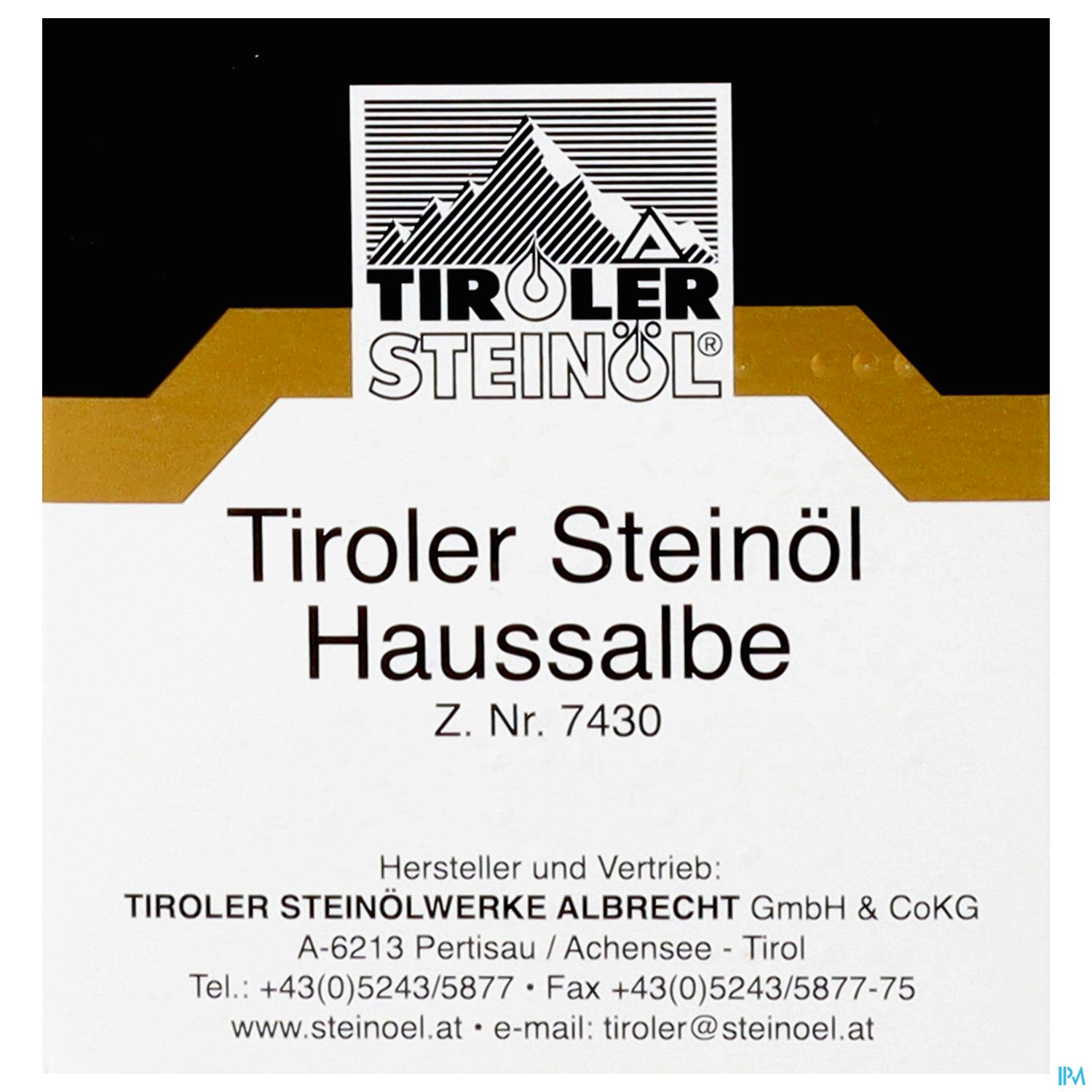 Tiroler Steinöl - Haussalbe