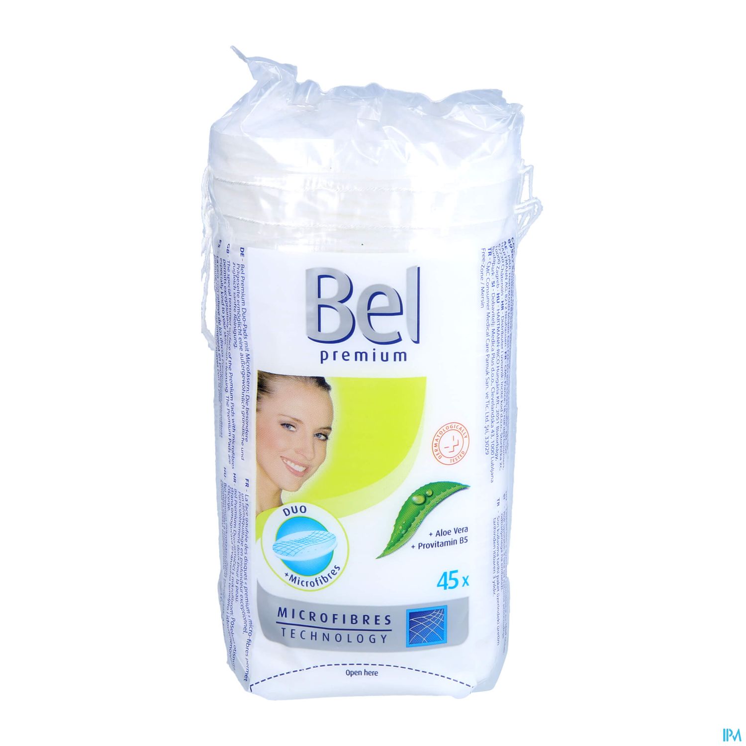 Bel Premium Pads +aloe Vera +vitb5 Microfaser Gross Oval 45st