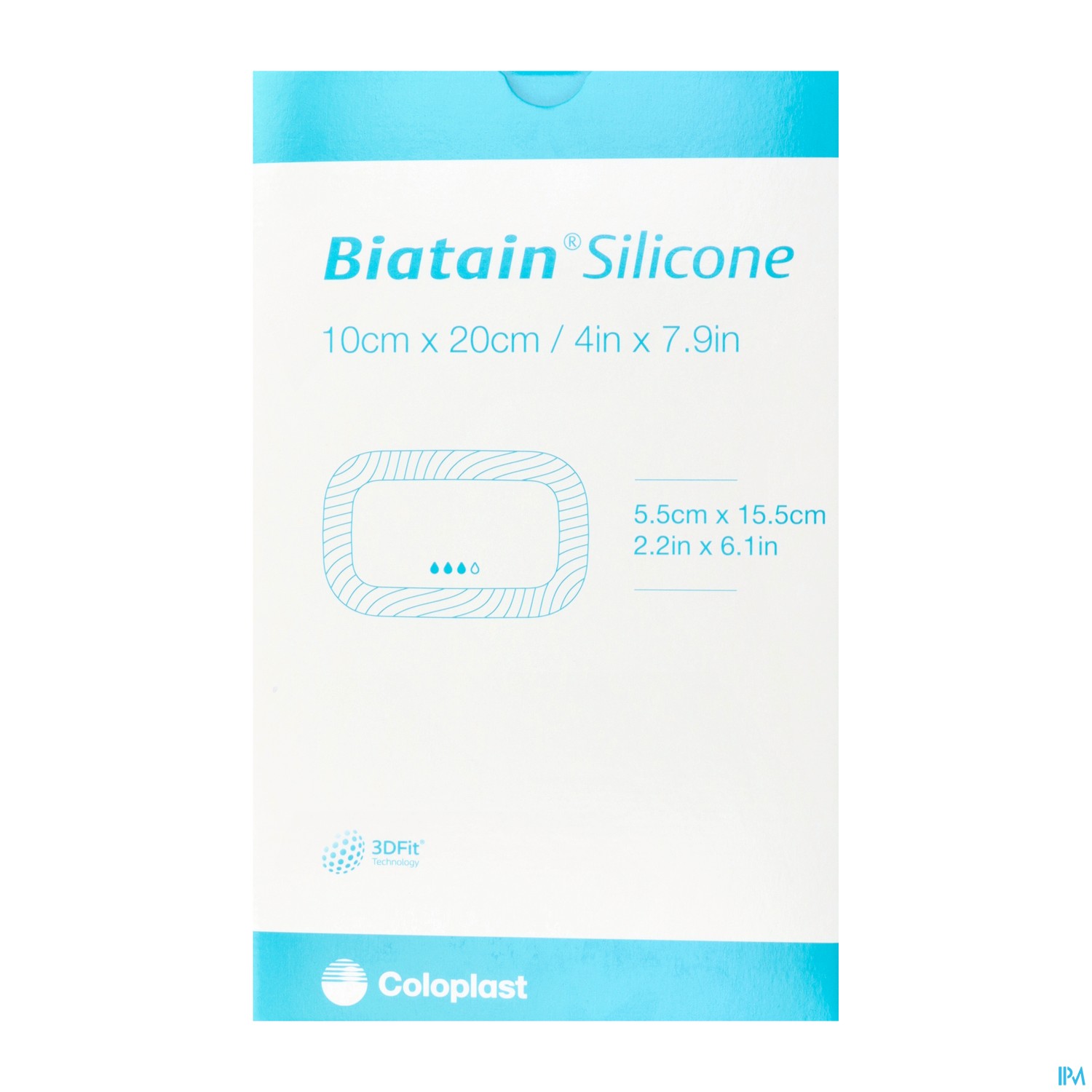 Schaumverband BIATAIN/steril Silikonhaftrand 10x20cm 3400 5 Stück