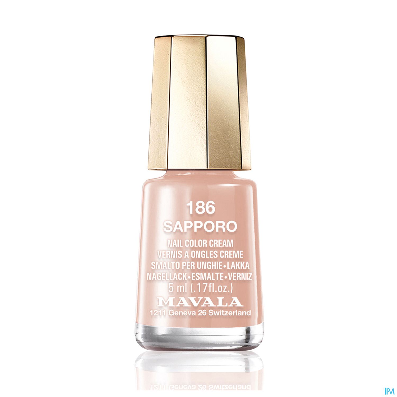 Flasche mit Nagellack in der Farbe "Sapporo", 5 ml, von Mavala.