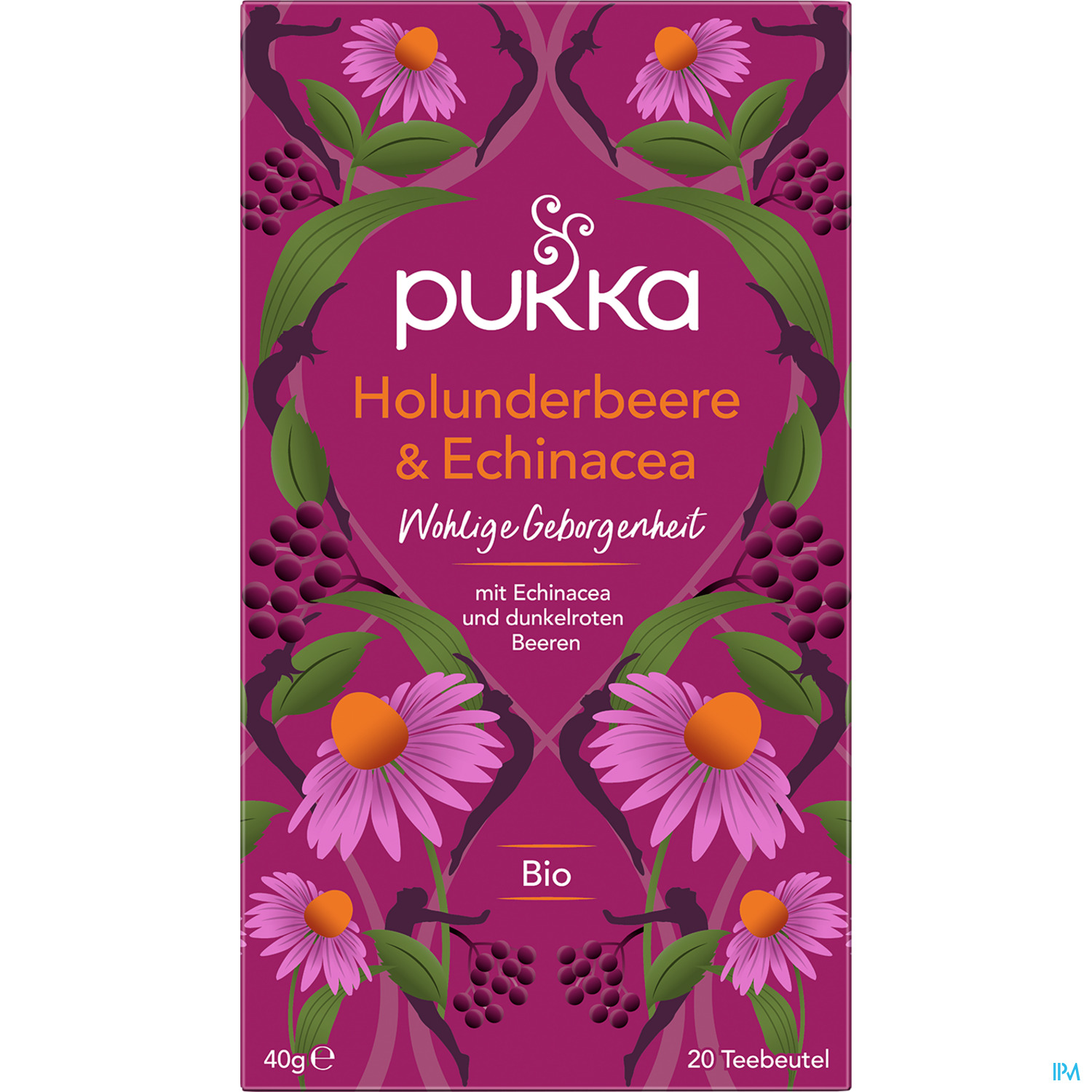 Bio Pukka Holunderbeere & Echinacea 20 Filterbeutel