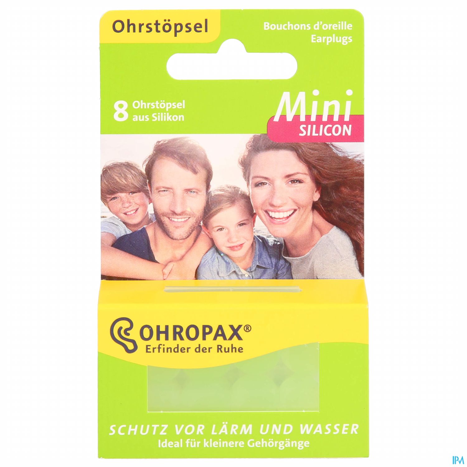 OHROPAX SIL.LAERM/WIND MINI 8ST