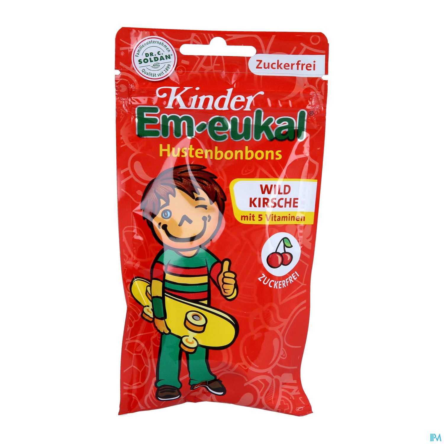 Em-eukal Bonbons Zuckerfrei/kinder Wildkirsche 75g