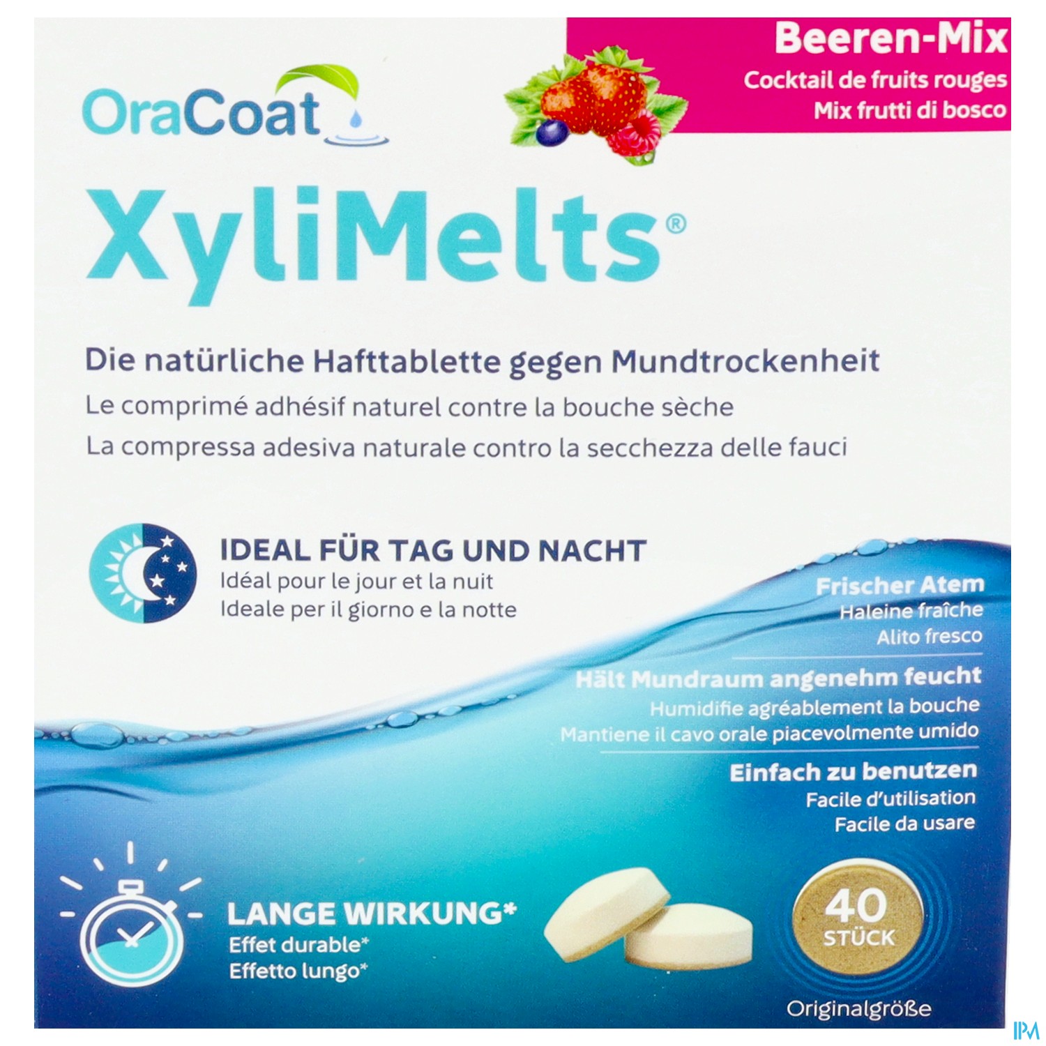 Xylimelts Hafttabl 40s Beerenmix Artikelnr 01ac0042 40 Stück