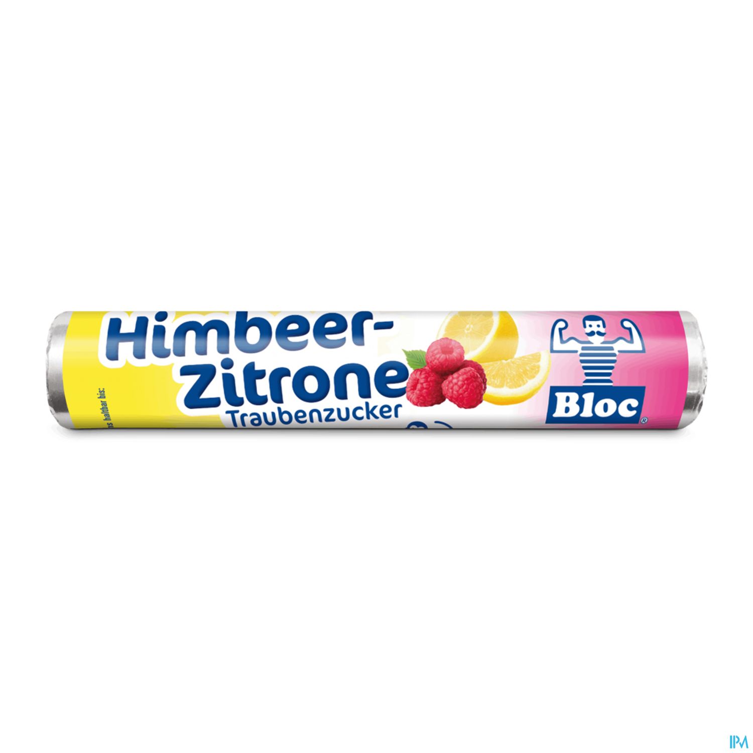 Bloc Traubenzucker Rollen Himbeer-zitrone 42g