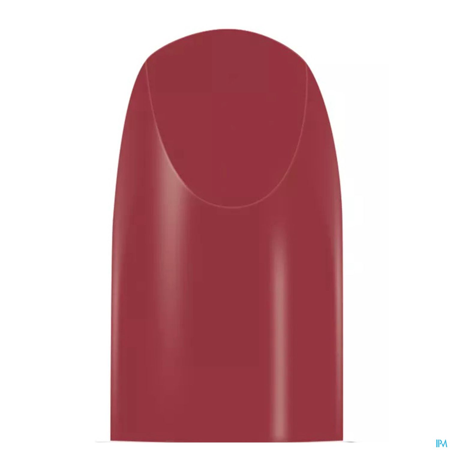 Ein Nagel in tiefrot mit ovaler Form.