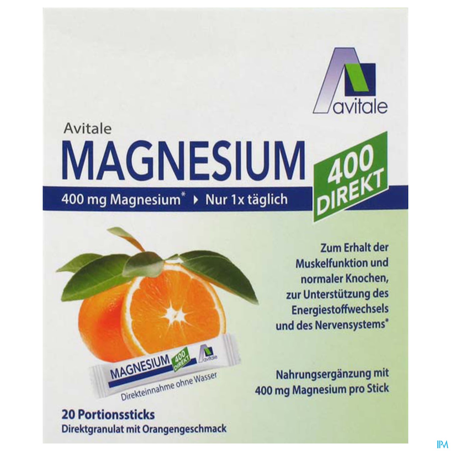 Magnesium Sticks 400 Direkt Orange 20 Stück