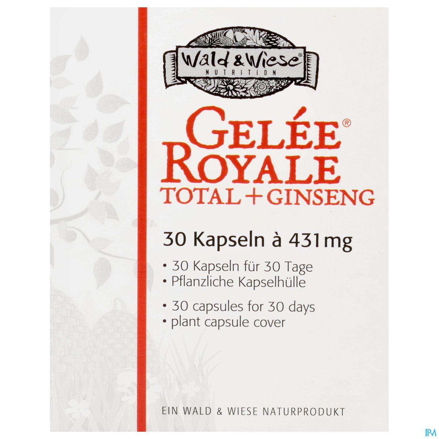 Gelee Royale Kapseln Total Plus Ginseng 30st