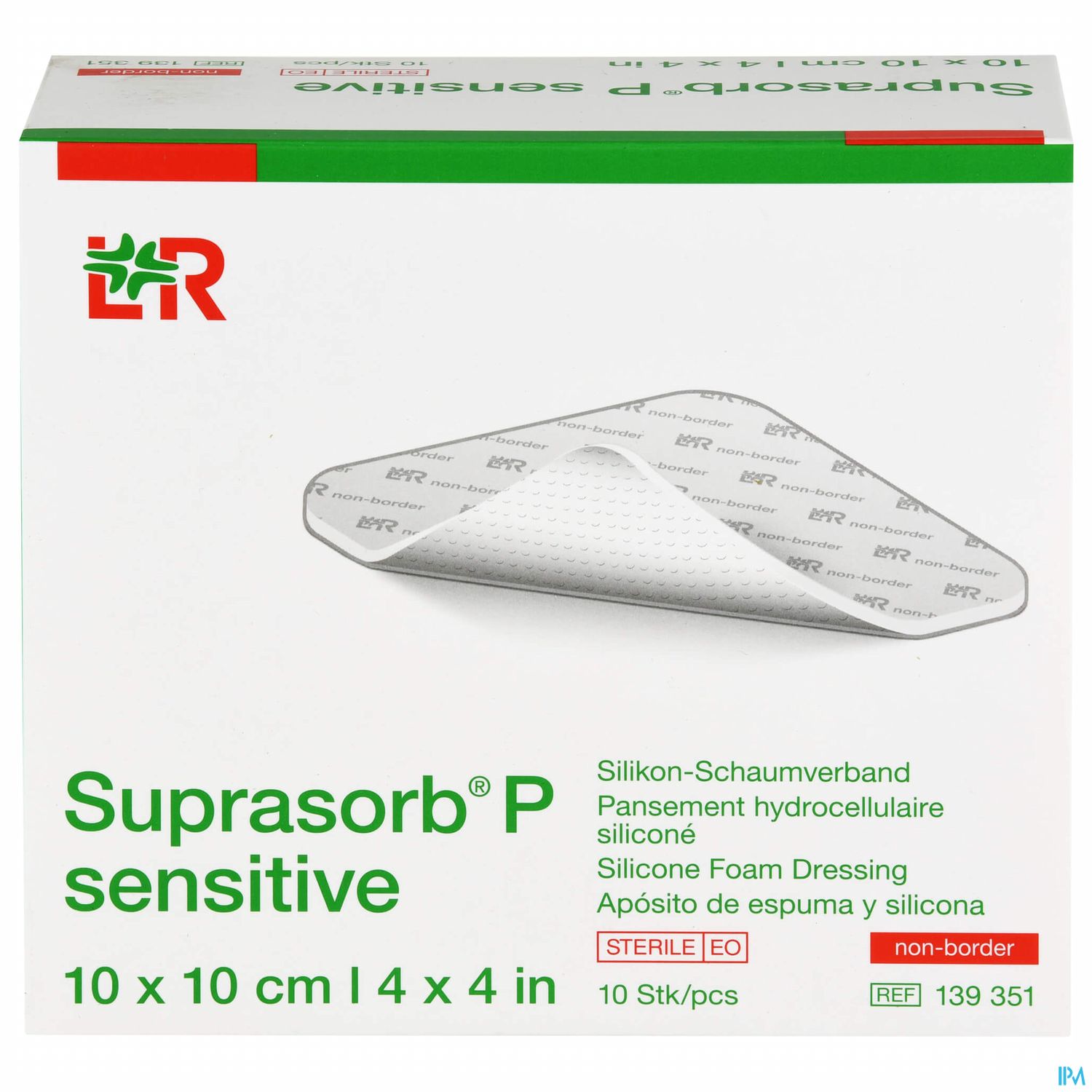 Suprasorb/p/sen Nb 10x10cm 10st