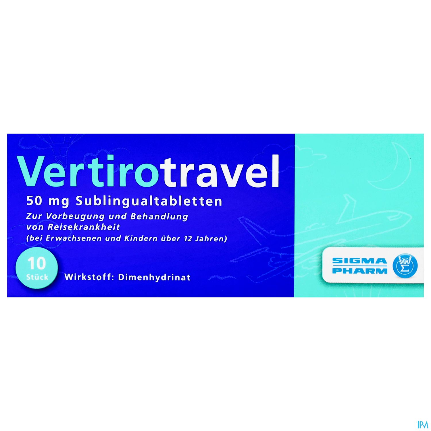 Vertirotravel 50 mg - Sublingualtabletten