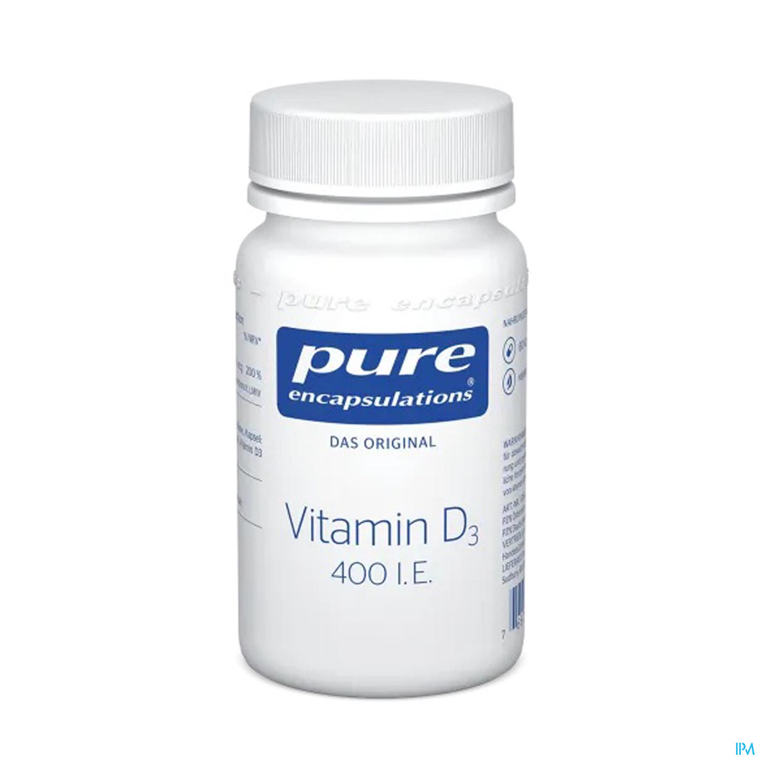 Pure Encapsulations Vitamin D3 400 I.e. 60 Kapseln