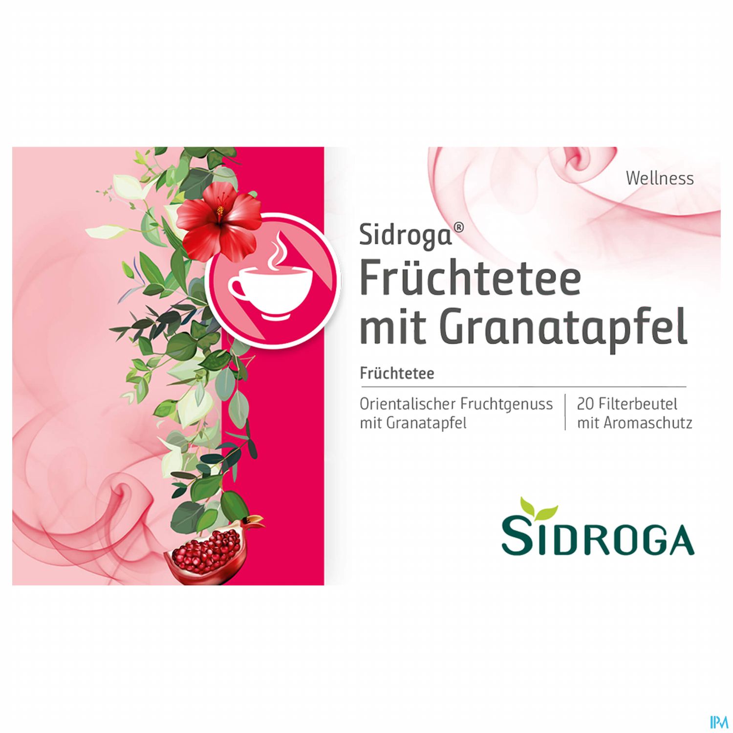 Sidroga Tee Doppelkammerbeutel Wellness Fruechte +granatapfel 20st