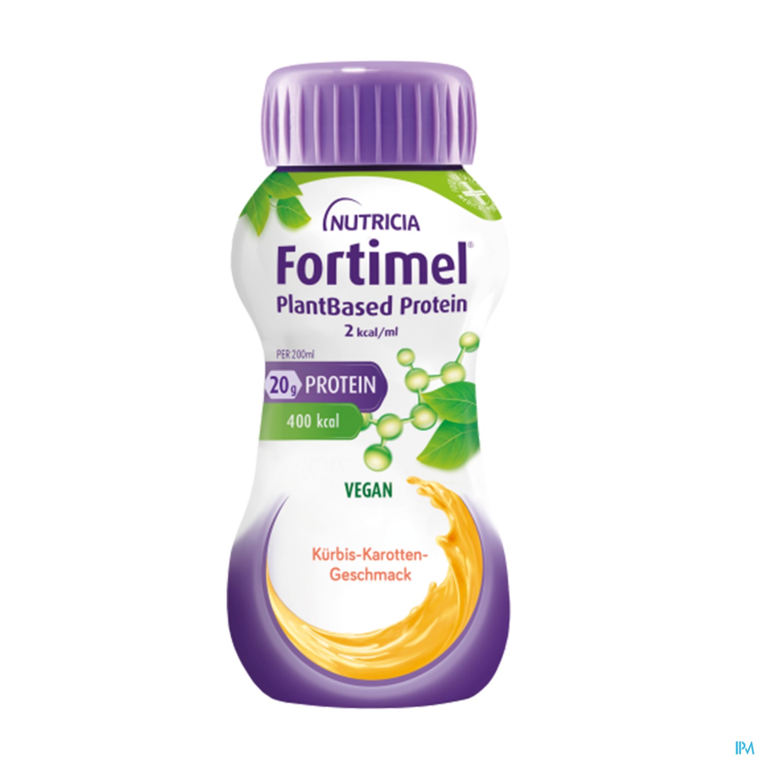 Fortimel/plantbased Protein 200ml Flasche Trinknahrung Kuerbis-karotte 4 Stück