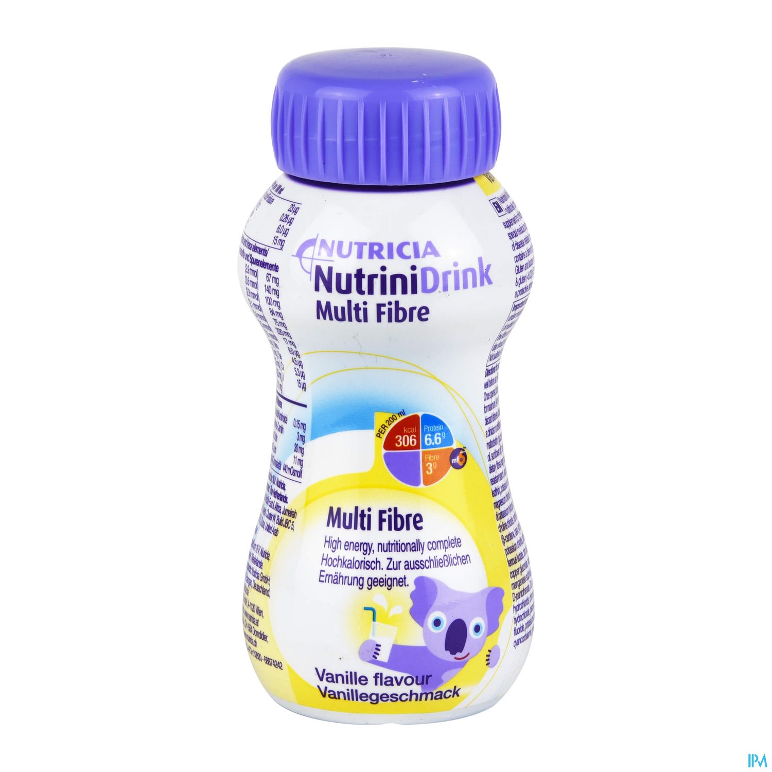 Nutrini/drink Flasche Multifibre 200ml Vanille 24st