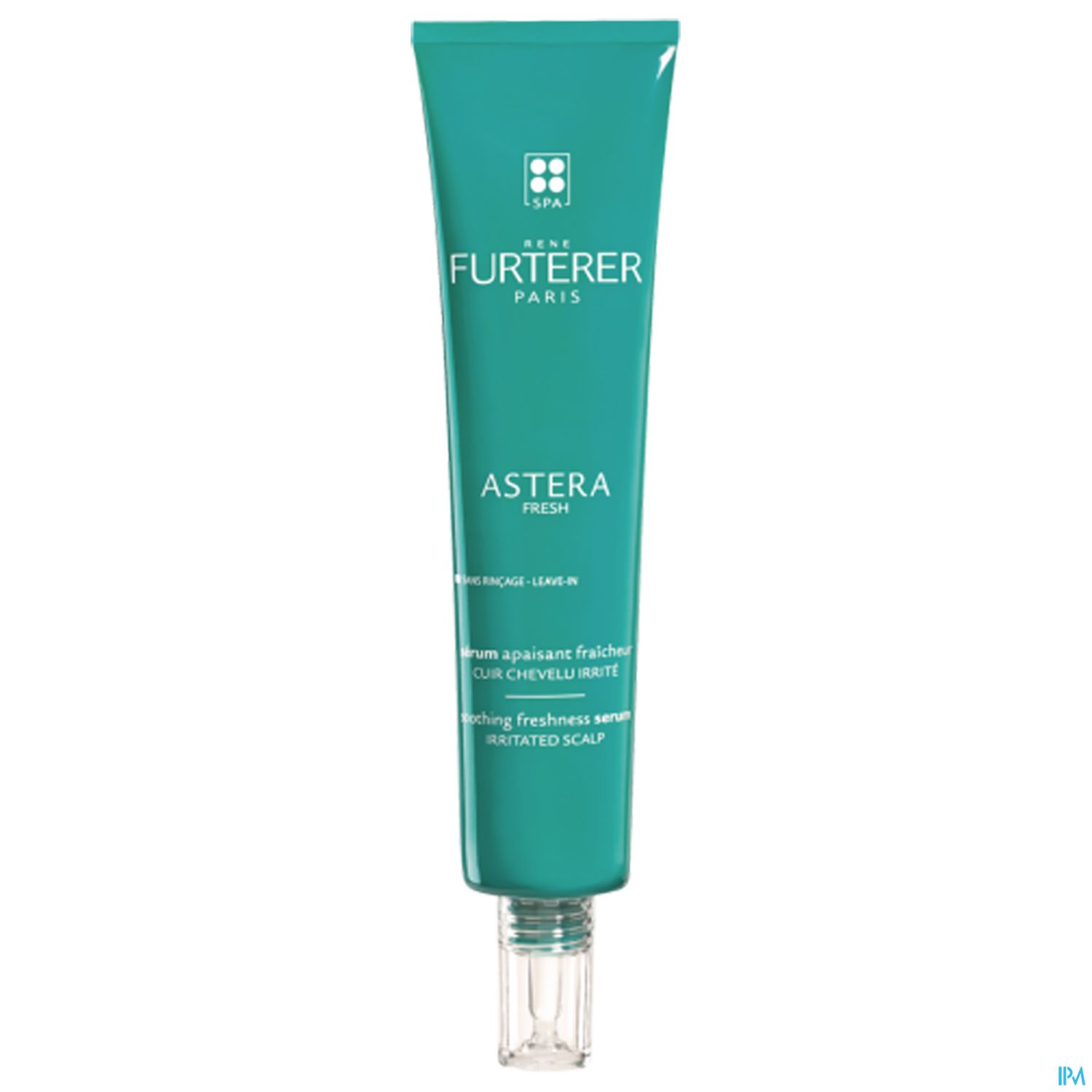 Grüne Tube mit der Aufschrift "ASTERA FRESH" von René Furterer, einem Produkt für empfindliche Kopfhaut.