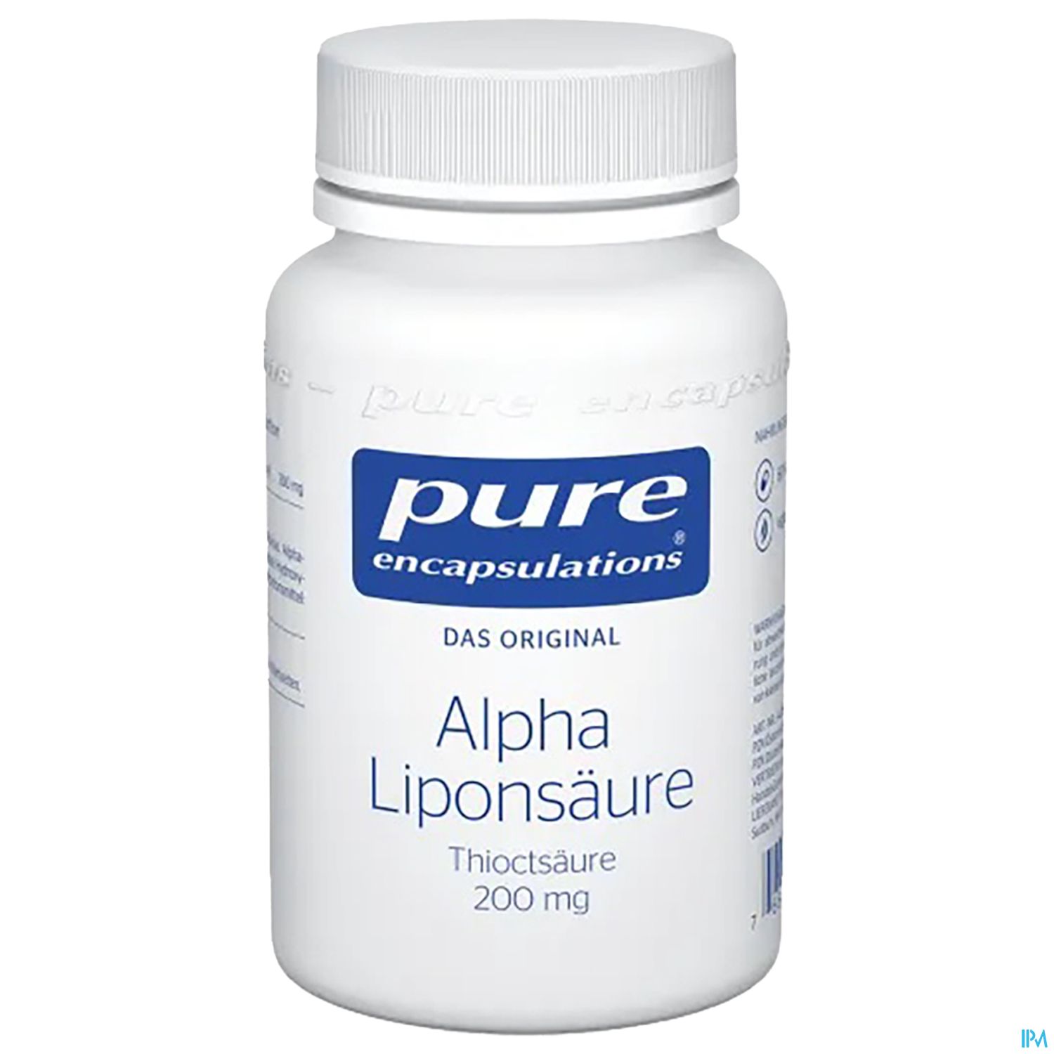 Pure Encapsulations Alpha Liponsäure Thioctsäure 200mg 60 Kapseln