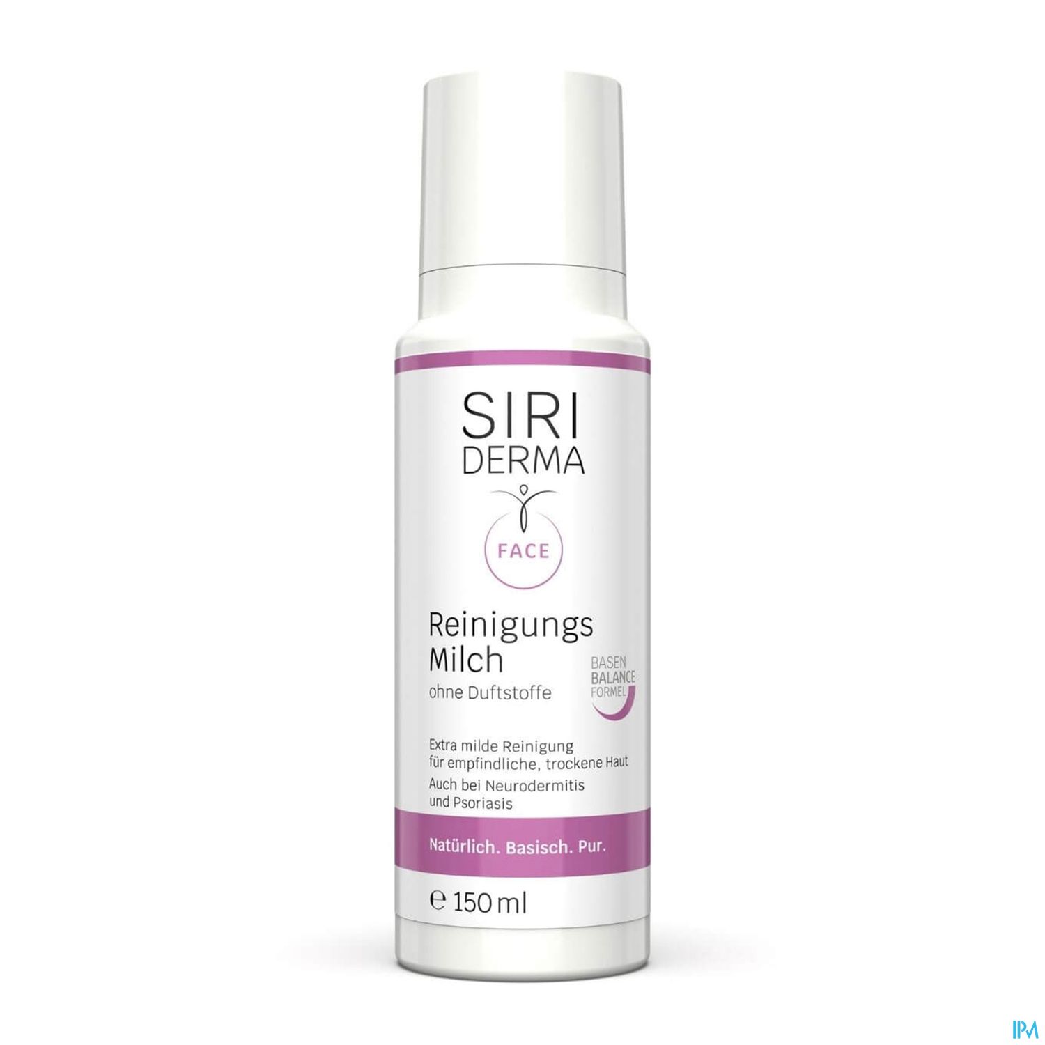 Siriderma Reinigungsmilch Ohne Duftstoffe 150ml