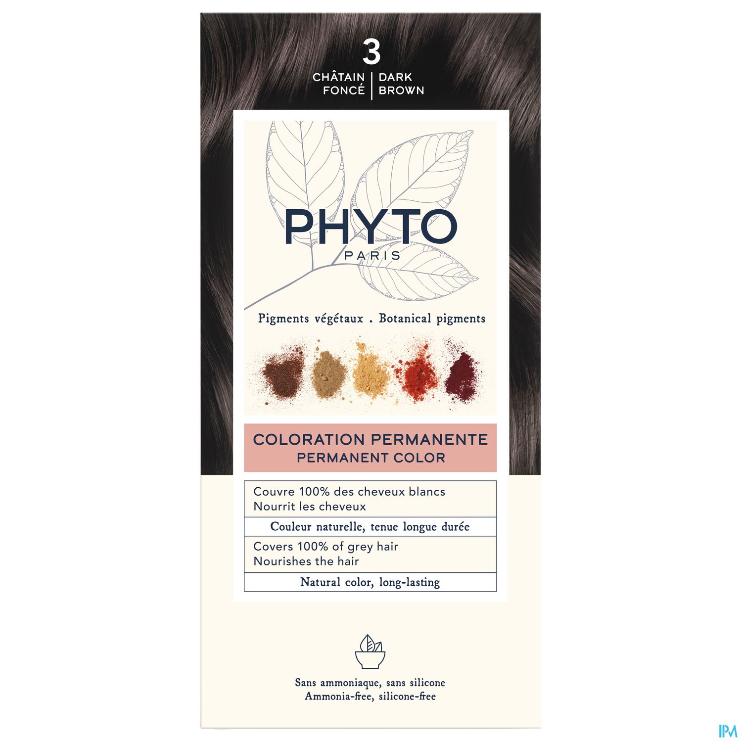 Phytocolor 3 Dunkelbraun Neu 1pk