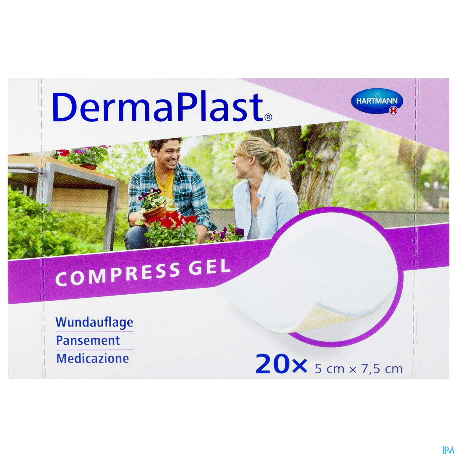 Dermaplast Compress Gel 5x7,5cm 20st