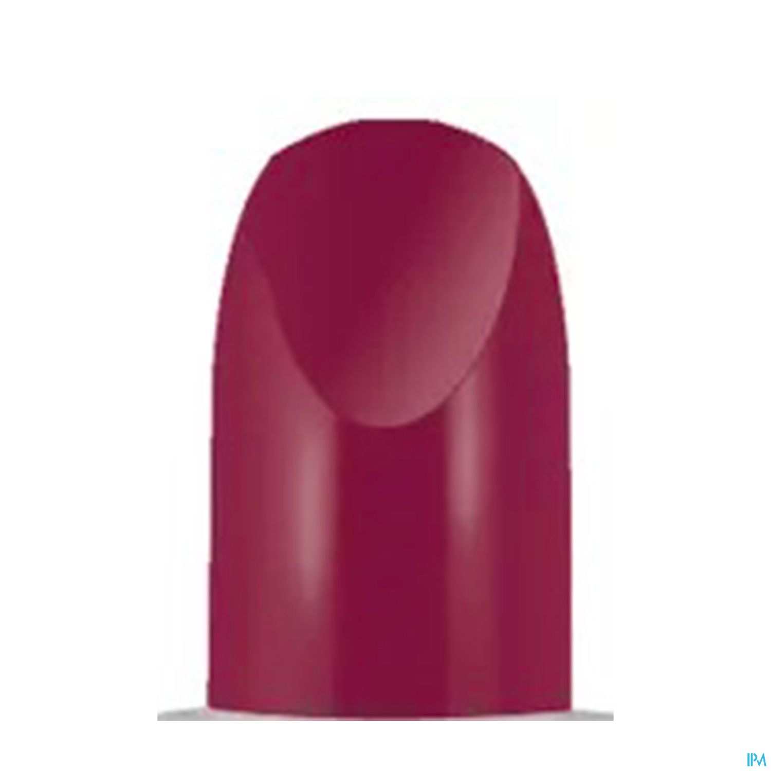 Ein roter Lippenstift in einer ovalen Form.