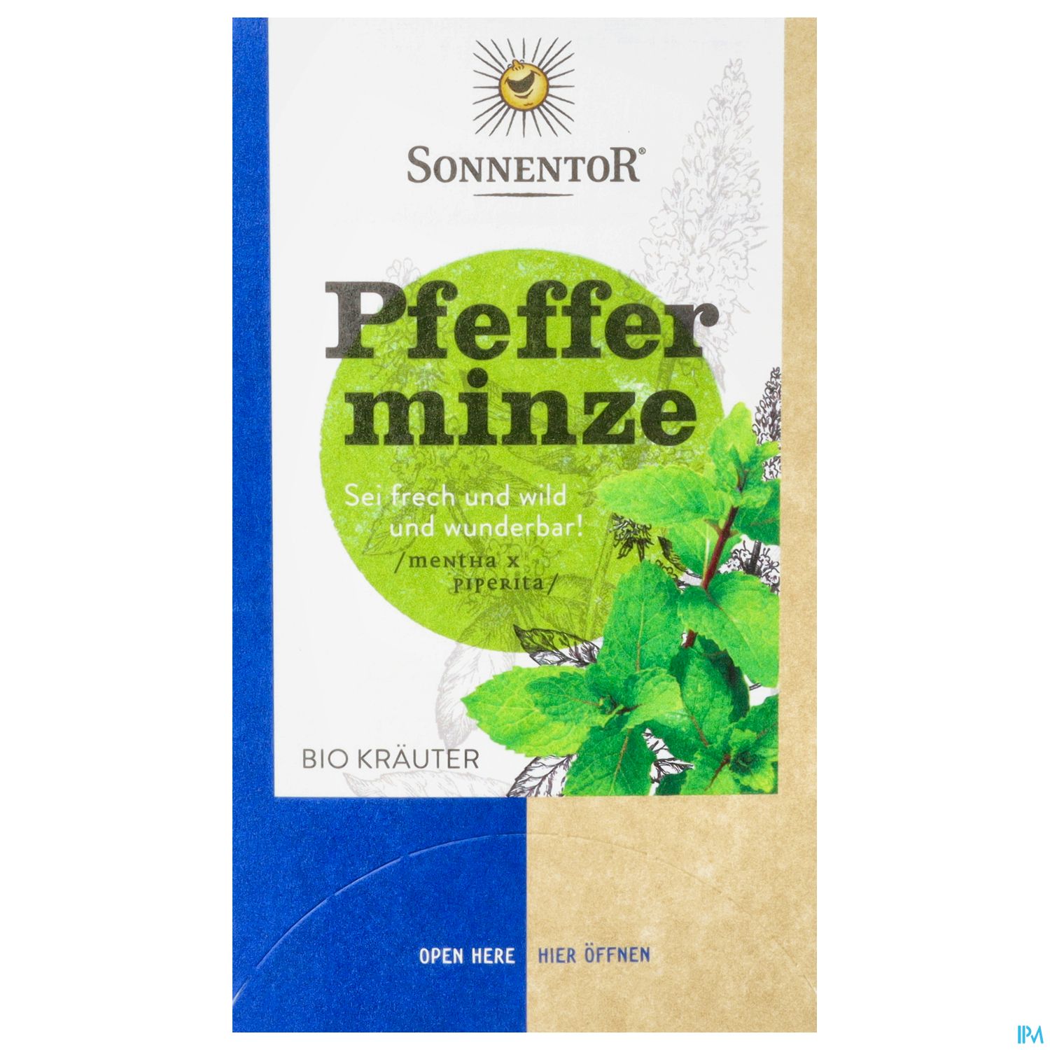 Sonnentor Tee/bio Pfefferminze Beutel 02215 18st