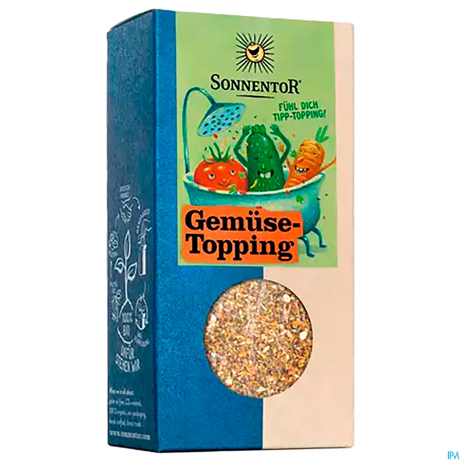 Sonnentor Gewuerzzubereitung Bio Gemuesetopping Packung 00693 45g