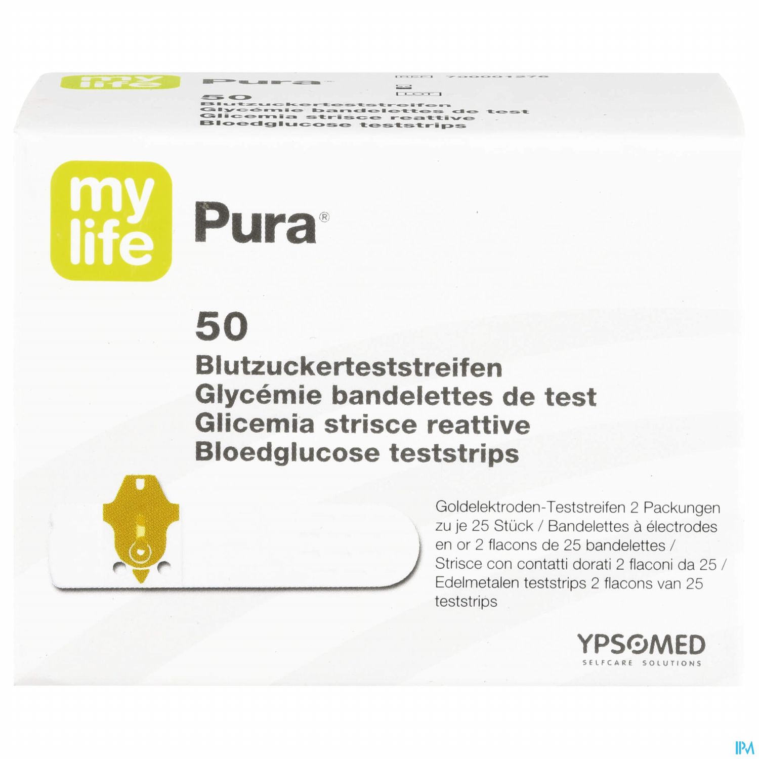 Diagnostika U.zubehoer Blutzuckermessgeraet My/pura Teststreifen Box 50st