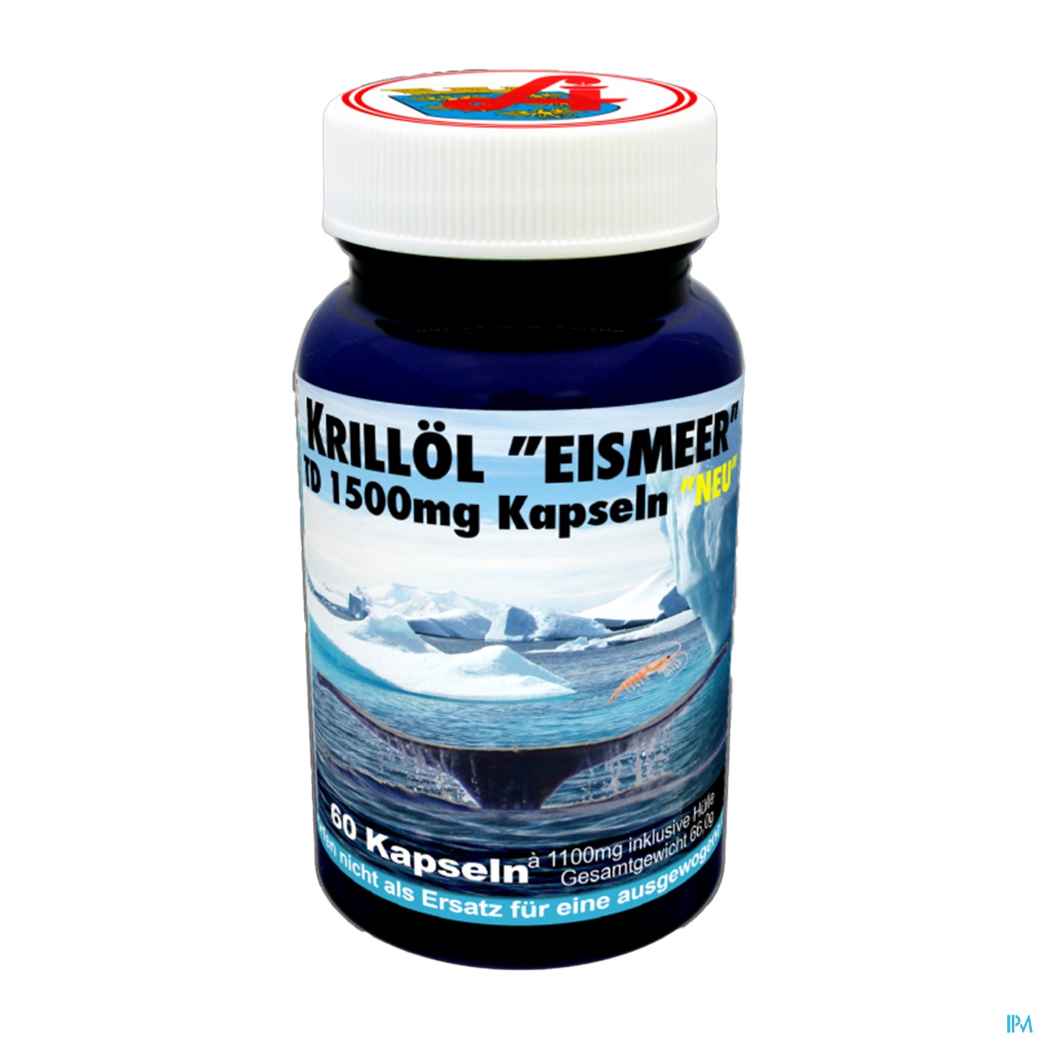 Krill Öl Kapseln 1500mg Eismeer 60 Stück