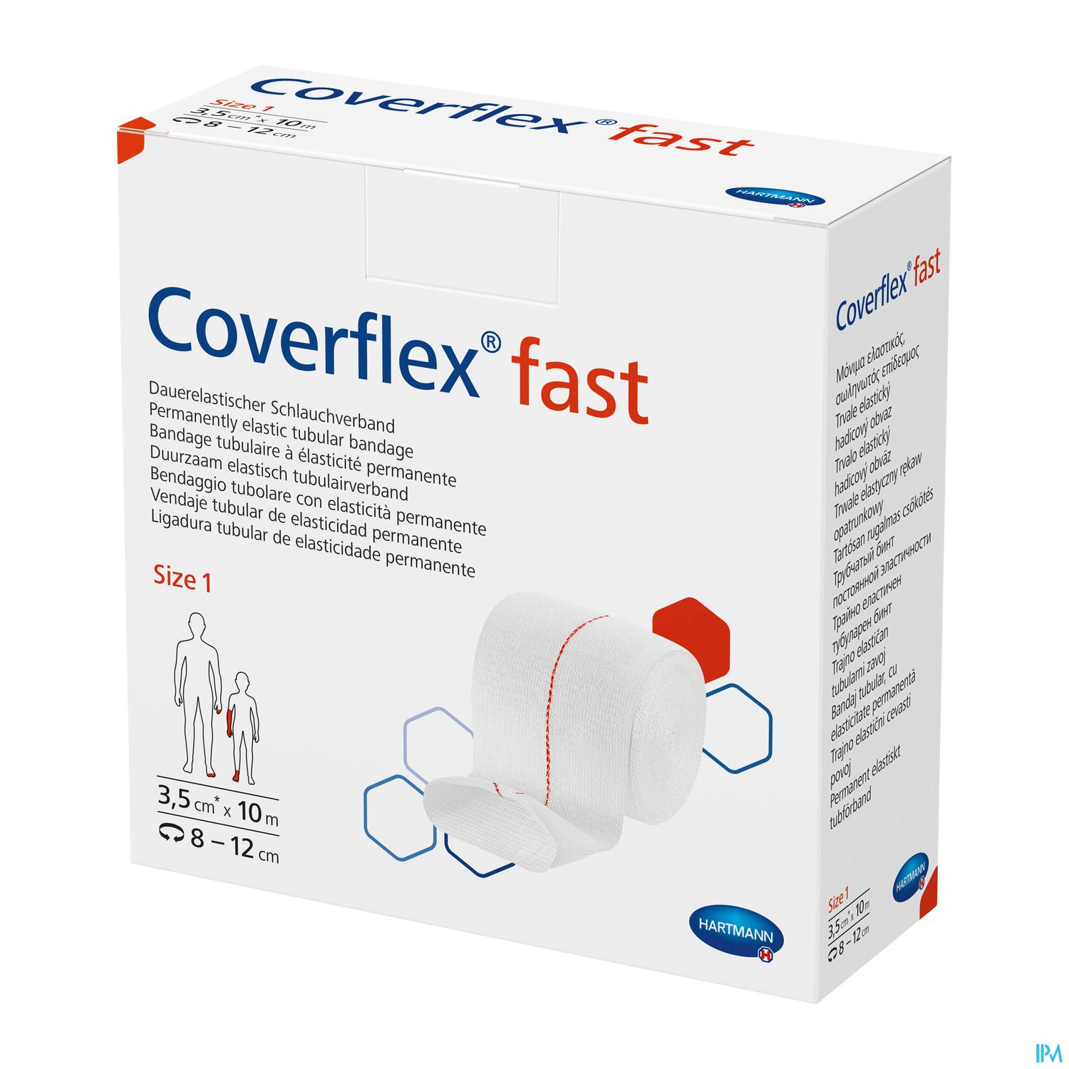 Schlauchverband Coverflex/fast Gr 1 10mx 3,5cm Rolle 1st