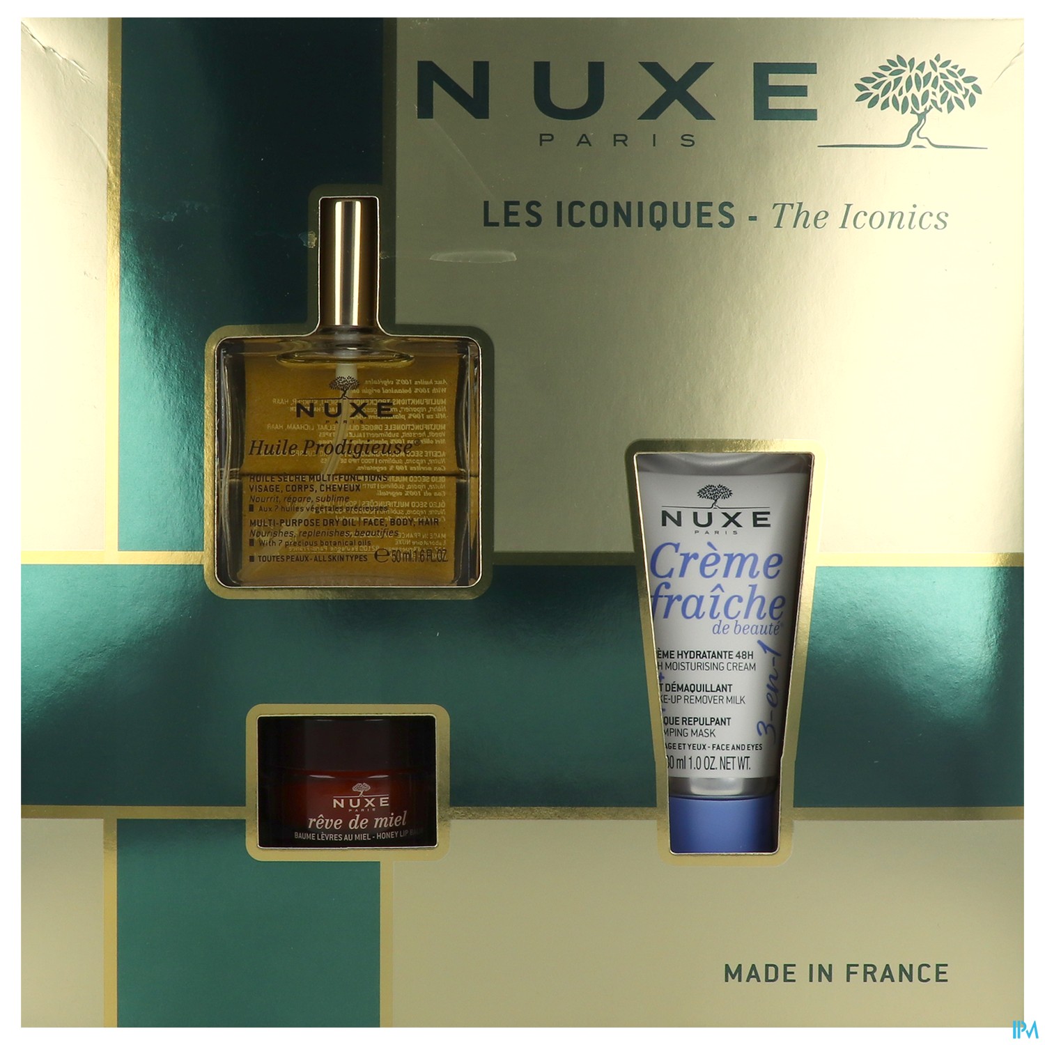 Nuxe Xmas/2024/the Iconics 2024 Hp Öl 50ml+rdm Lip Border 15 Creme Fraiche Plus Creme 30ml 1 Stück