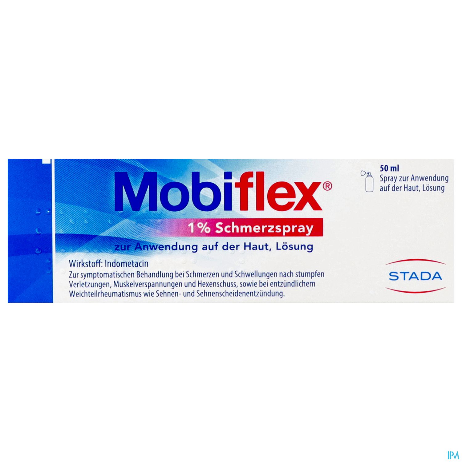Mobiflex 1% - Schmerzspray zur Anwendung auf der Haut, Lösung