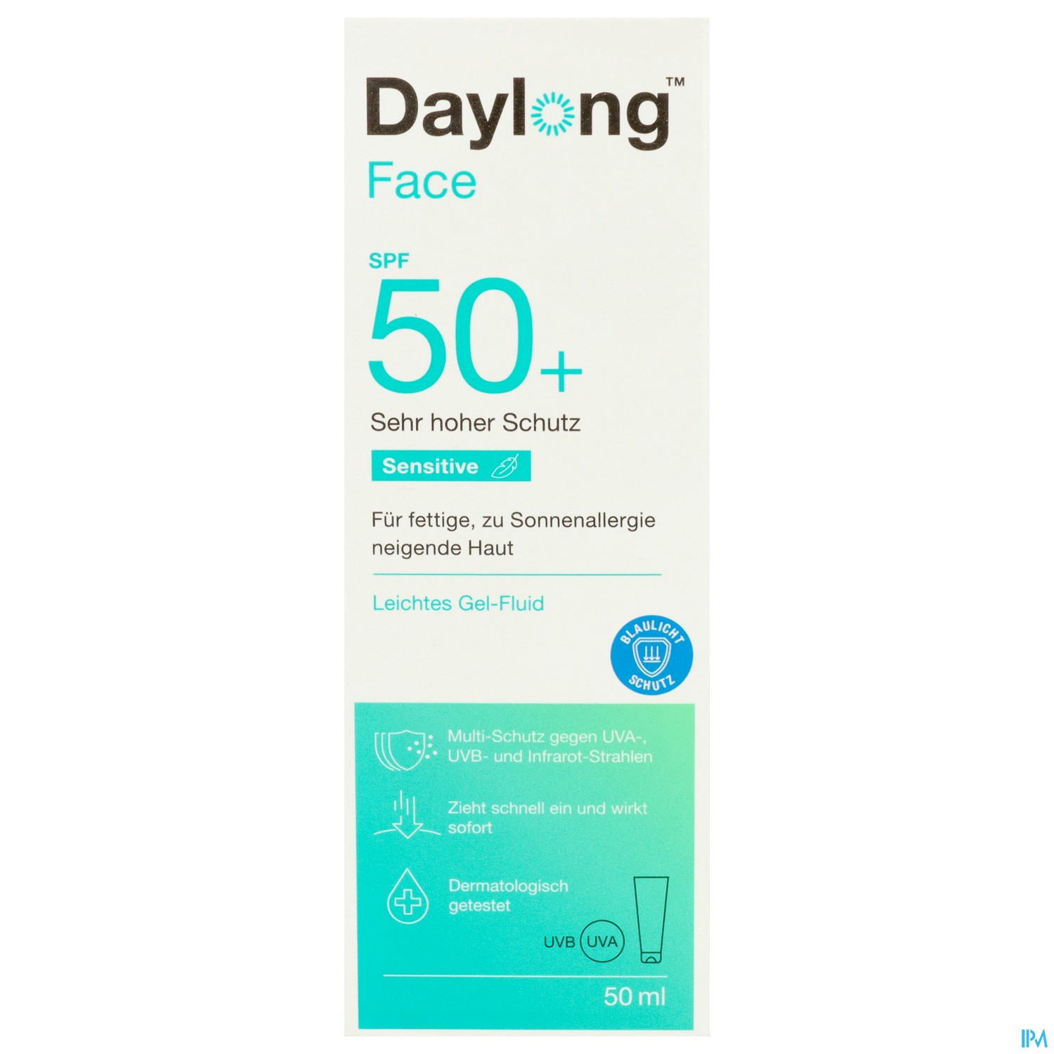 Sonnenprodukte Daylong/sensitive Face Gel-fluid SPF 50+ 50ml